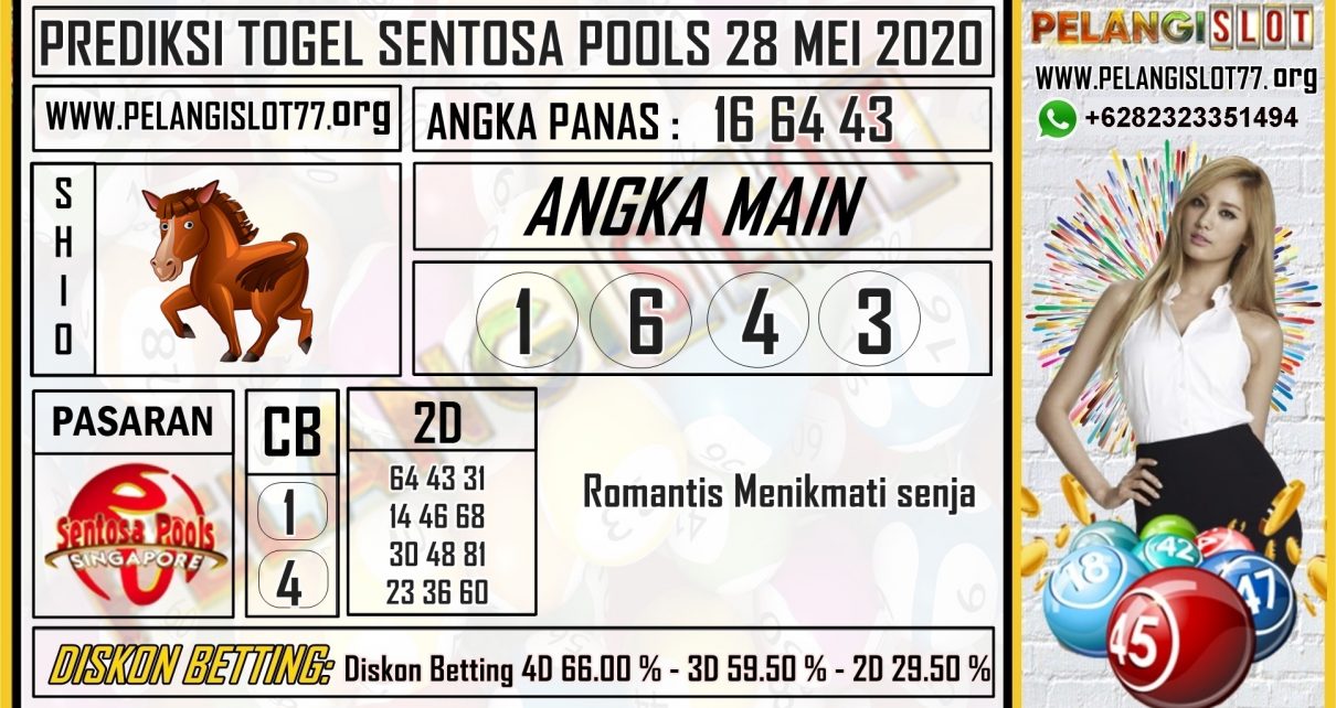 PREDIKSI TOGEL SENTOSA POOLS 28 MEI 2020