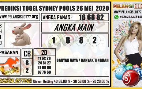 PREDIKSI TOGEL SYDNEY POOLS 26 MEI 20201