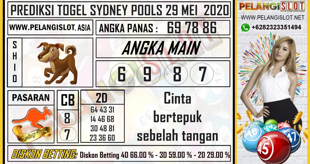 PREDIKSI TOGEL SYDNEY POOLS 29 MEI 2020