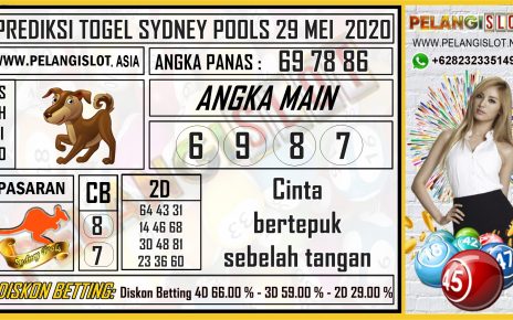 PREDIKSI TOGEL SYDNEY POOLS 29 MEI 2020