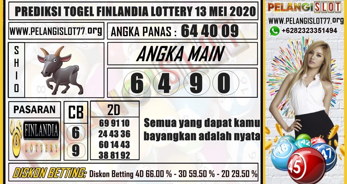 PREDIKSI TOGEL FINLANDIA LOTTERY 13 MEI 2020