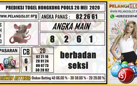 PREDIKSI TOGEL HONGKONG POOLS 26 MEI 2020