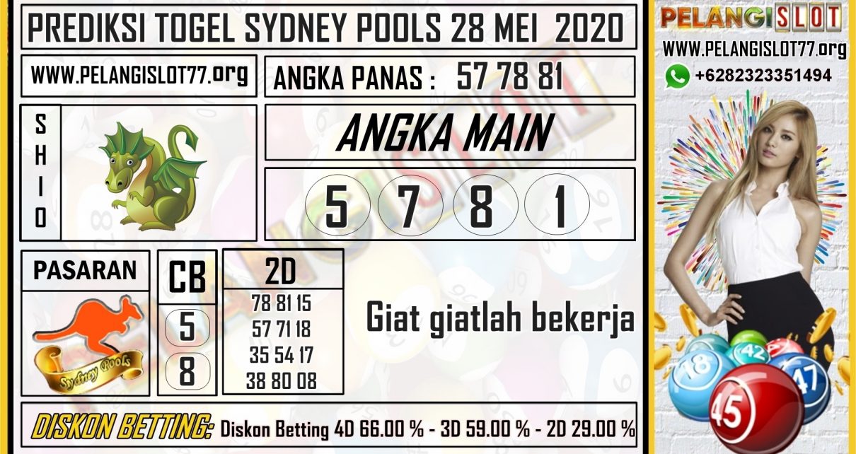 PREDIKSI TOGEL SYDNEY POOLS 28 MEI 2020