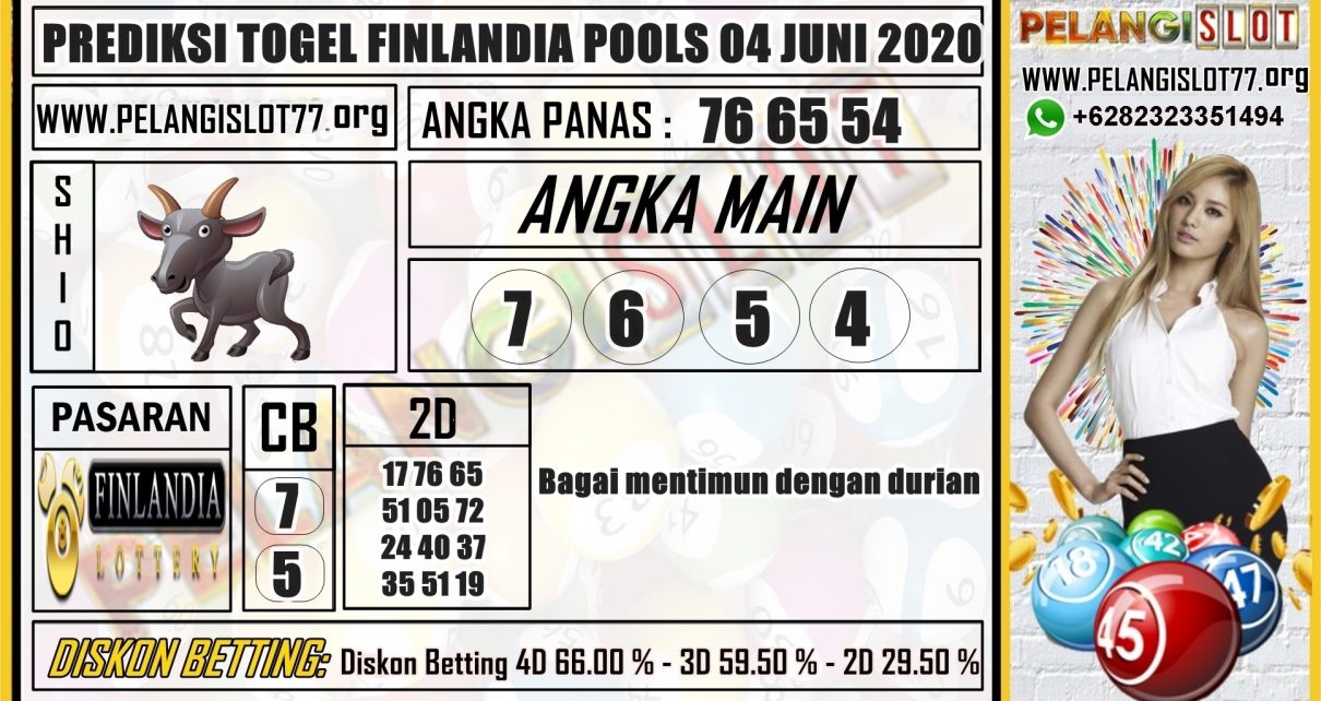 PREDIKSI TOGEL FINLANDIA POOLS 04 JUNI 2020