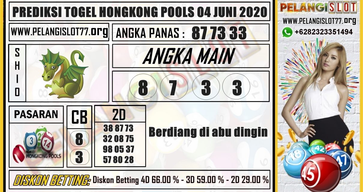 PREDIKSI TOGEL HONGKONG POOLS 04 JUNI 2020