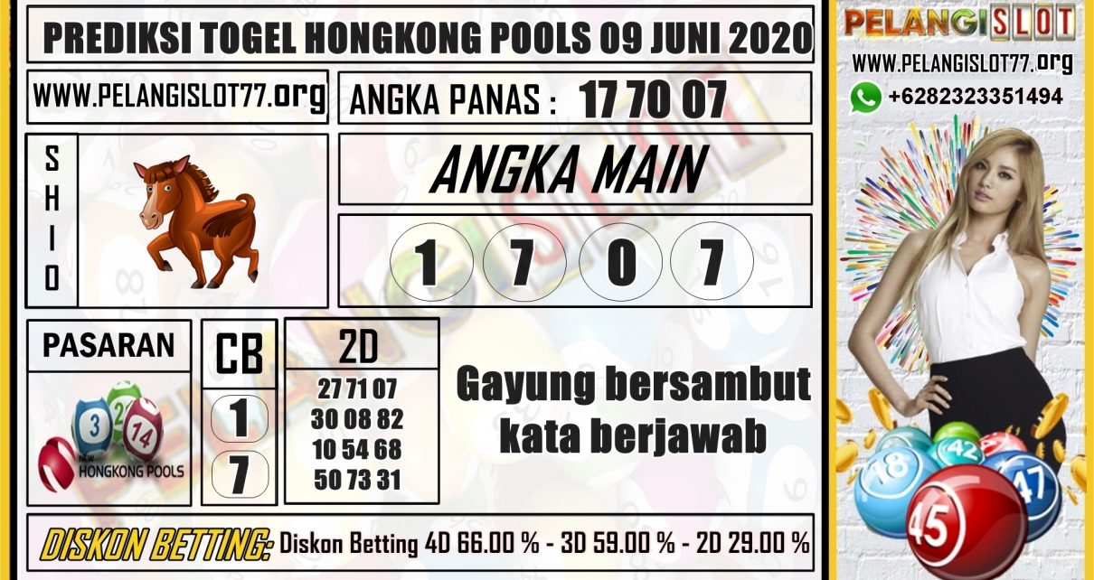 PREDIKSI TOGEL HONGKONG POOLS 09 JUNI 2020