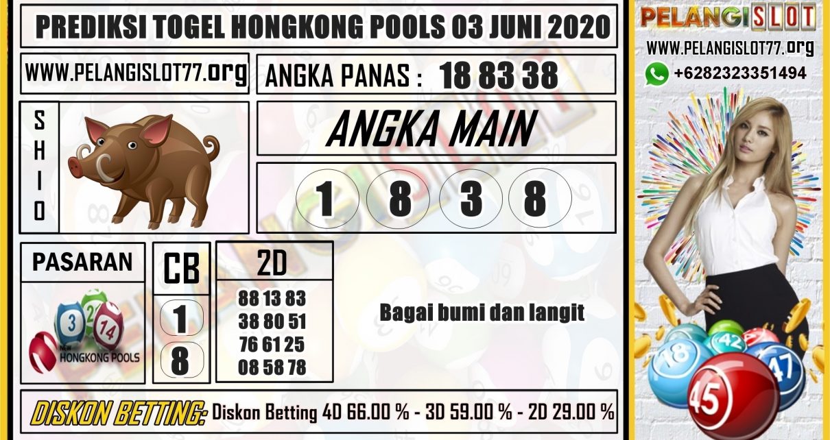 PREDIKSI TOGEL HONGKONG POOLS 03 JUNI 2020