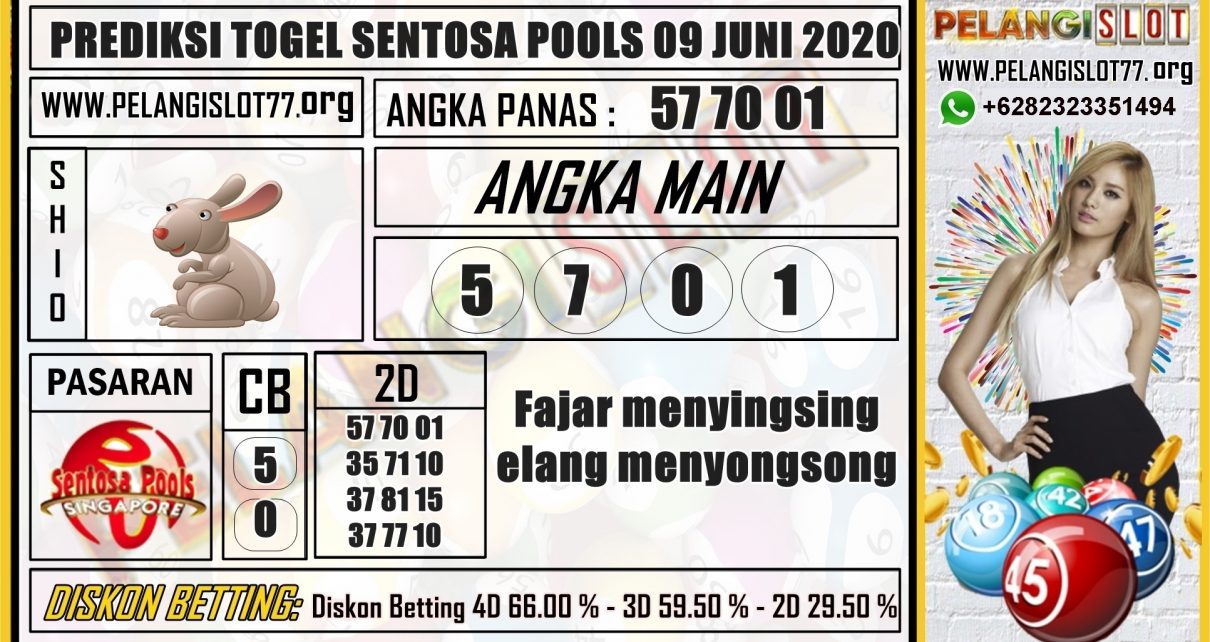 PREDIKSI TOGEL SENTOSA POOLS 09 JUNI 2020