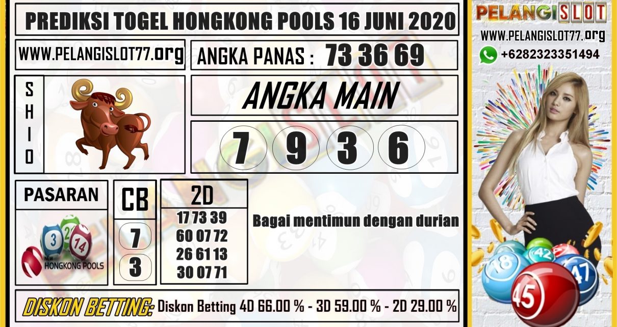 PREDIKSI TOGEL HONGKONG POOLS 16 JUNI 2020