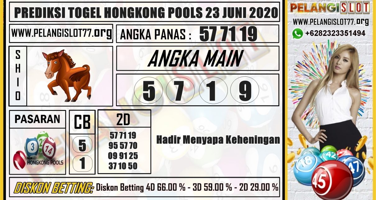 PREDIKSI TOGEL HONGKONG POOLS 23 JUNI 2020