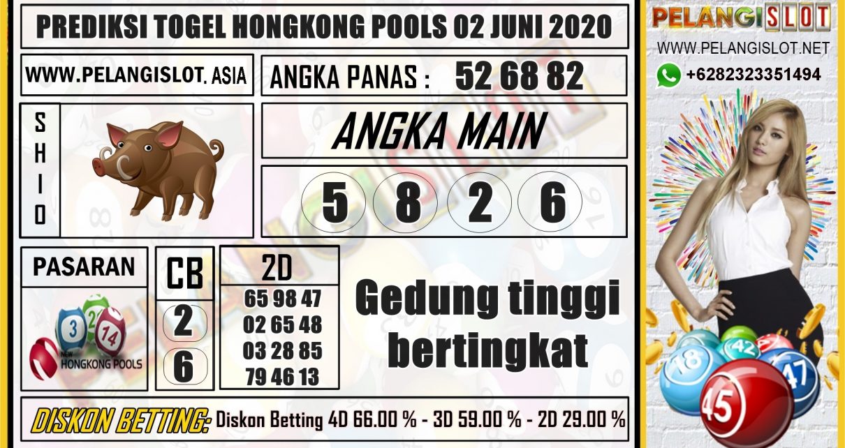 PREDIKSI TOGEL HONGKONG POOLS 02 JUNI 2020