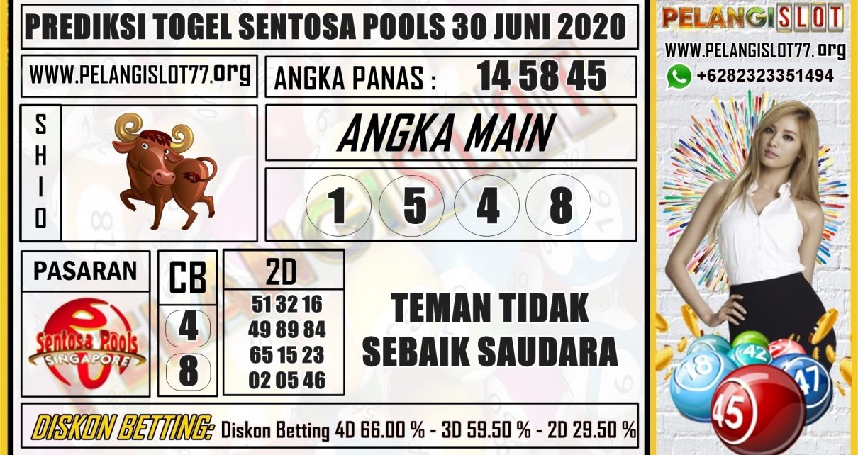 PREDIKSI TOGEL SENTOSA POOLS 30 JUNI 2020