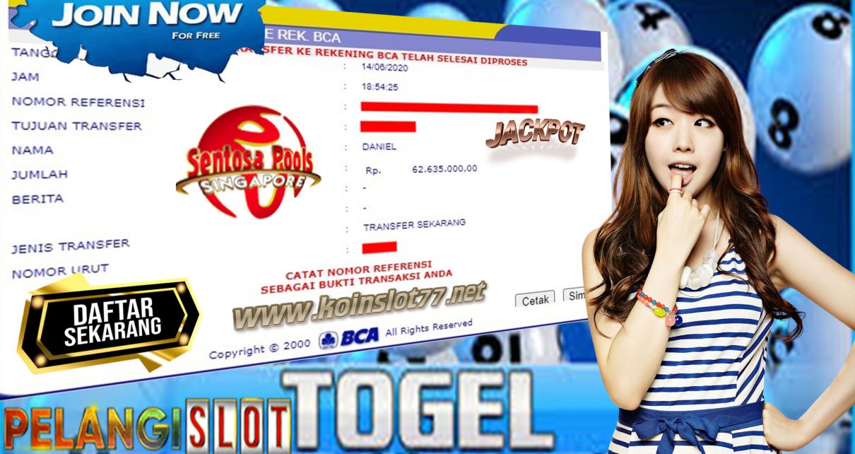 Jackpot Togel Sentosa Toto Member PelangiSlot