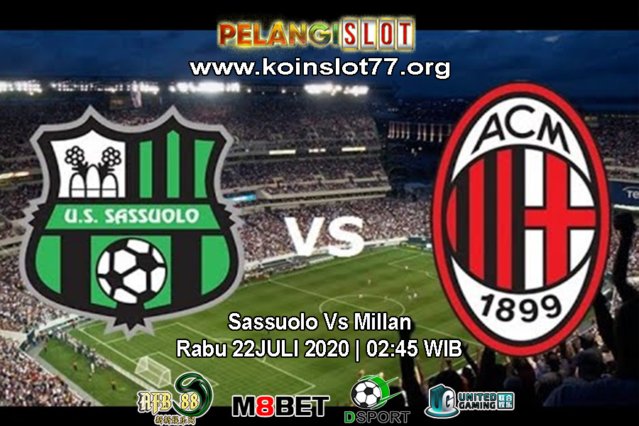 Prediksi Sassuolo Vs Millan 22 Juli 2020