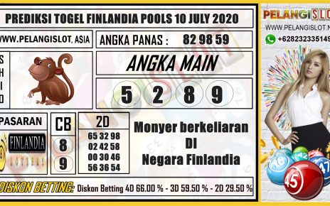 PREDIKSI TOGEL FINLANDIA POOLS 10 JULY 2020