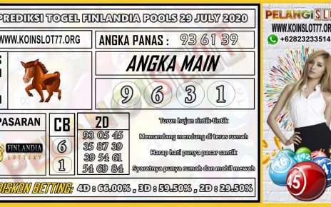 PREDIKSI TOGEL FINLANDIA POOLS 29 JULY 2020