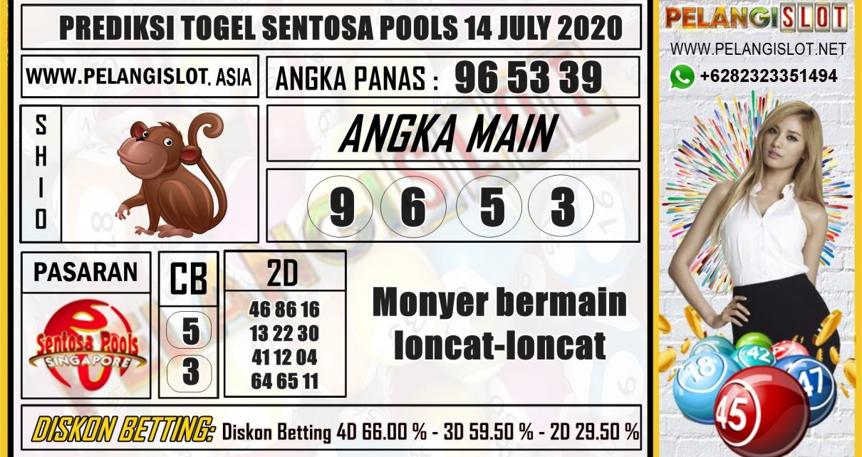 PREDIKSI TOGEL SENTOSA POOLS 14 JULY 2020