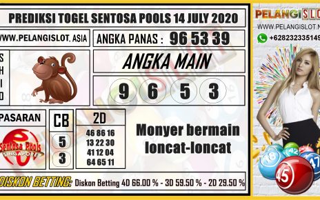 PREDIKSI TOGEL SENTOSA POOLS 14 JULY 2020