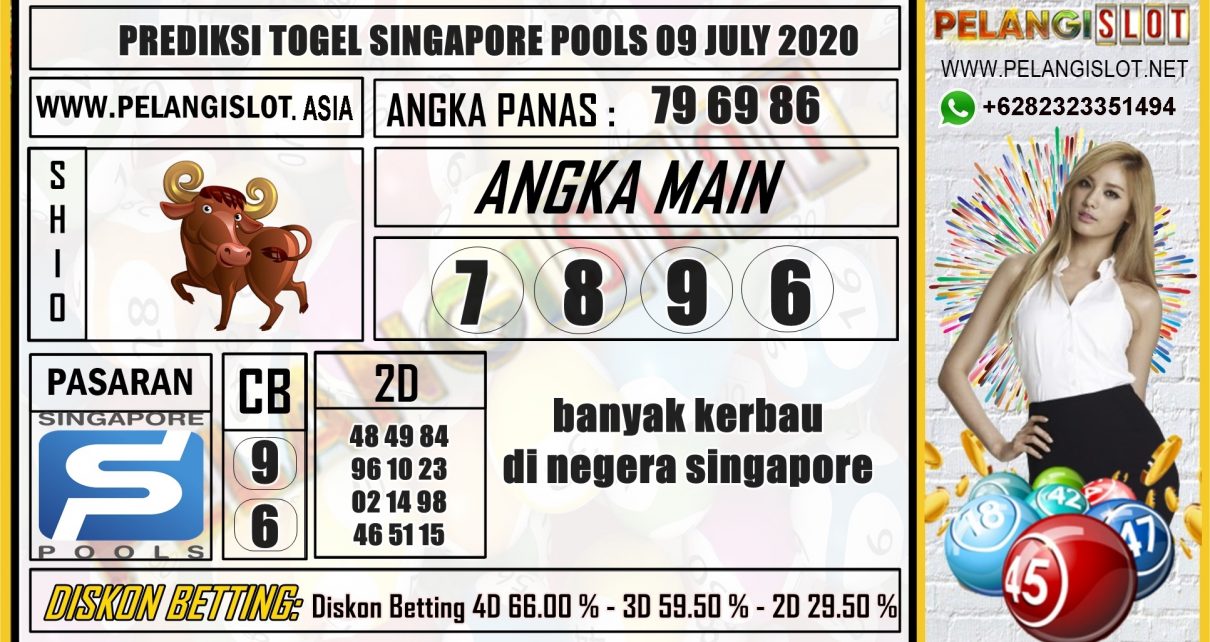 PREDIKSI TOGEL SINGAPORE POOLS 09 JULY 2020