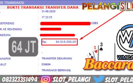 Bukti Kemenangan WM Casino 31 Agustus 2020