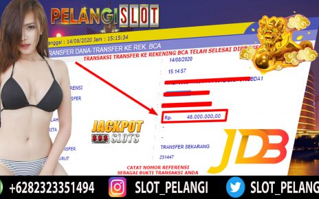 Bukti Kemenangan Slot Game JDB , 14 AGUSTUS 2020