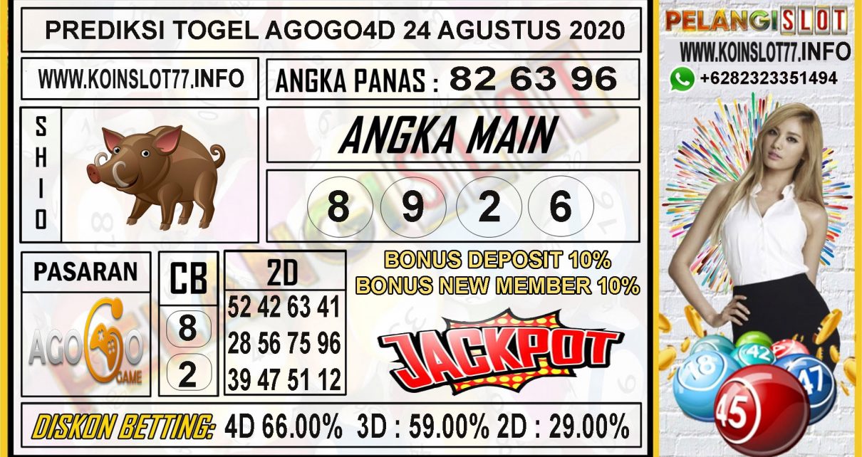 PREDIKSI TOGEL AGOGO4D 24 AGUSTUS 2020