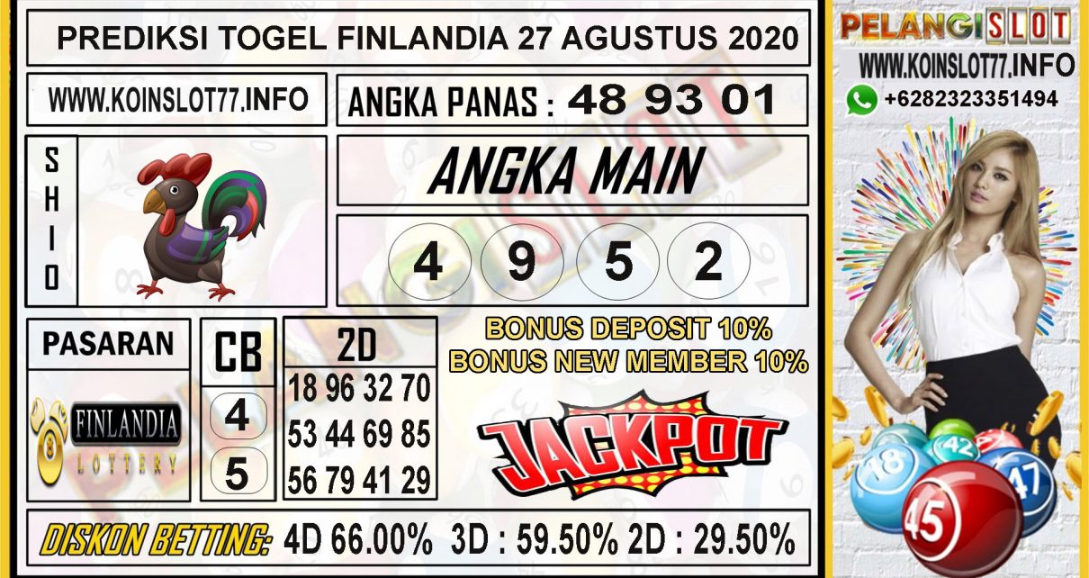 PREDIKSI FINLANDIA LOTTERY 27 AGUSTUS 2020