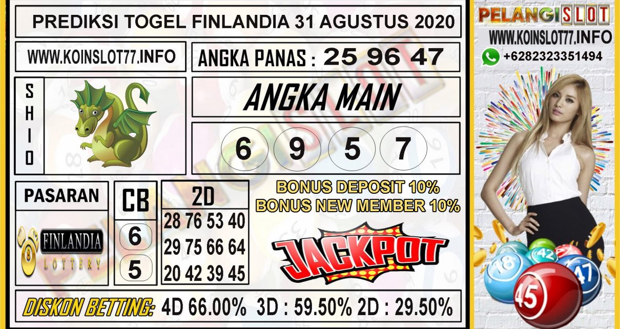 PREDIKSI FINLANDIA LOTTERY 31 AGUSTUS 2020