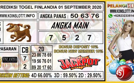 PREDIKSI FINLANDIA LOTTERY 01 SEPTEMBER 2020