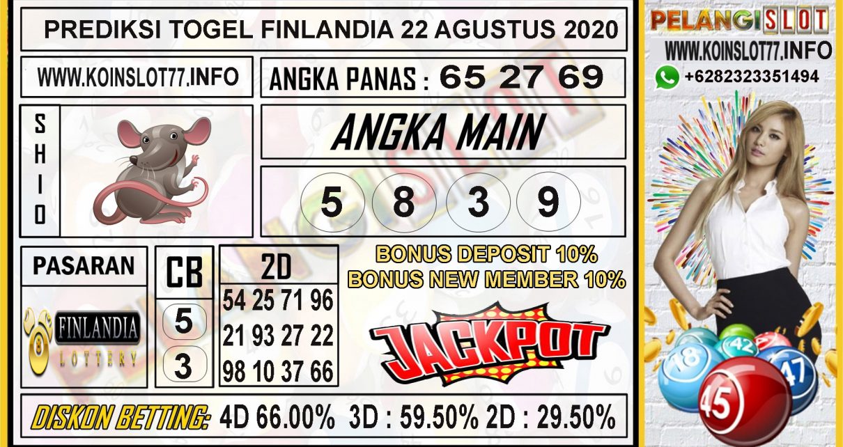 PREDIKSI FINLANDIA LOTTERY 22 AGUSTUS 2020