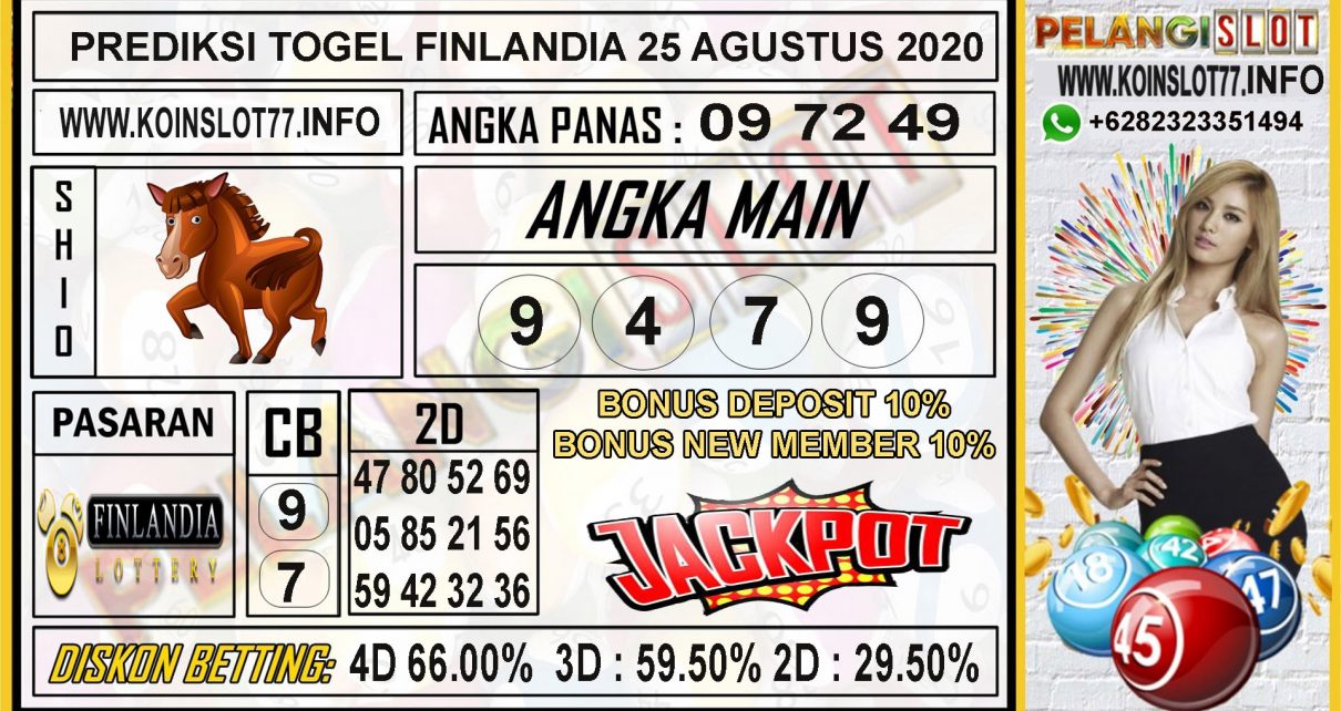 PREDIKSI FINLANDIA LOTTERY 25 AGUSTUS 2020