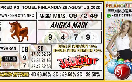 PREDIKSI FINLANDIA LOTTERY 25 AGUSTUS 2020