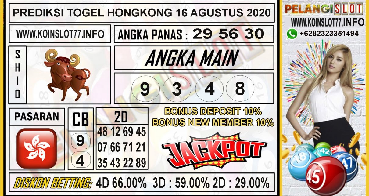 PREDIKSI TOGEL HONGKONG 16 AGUSTUS 2020