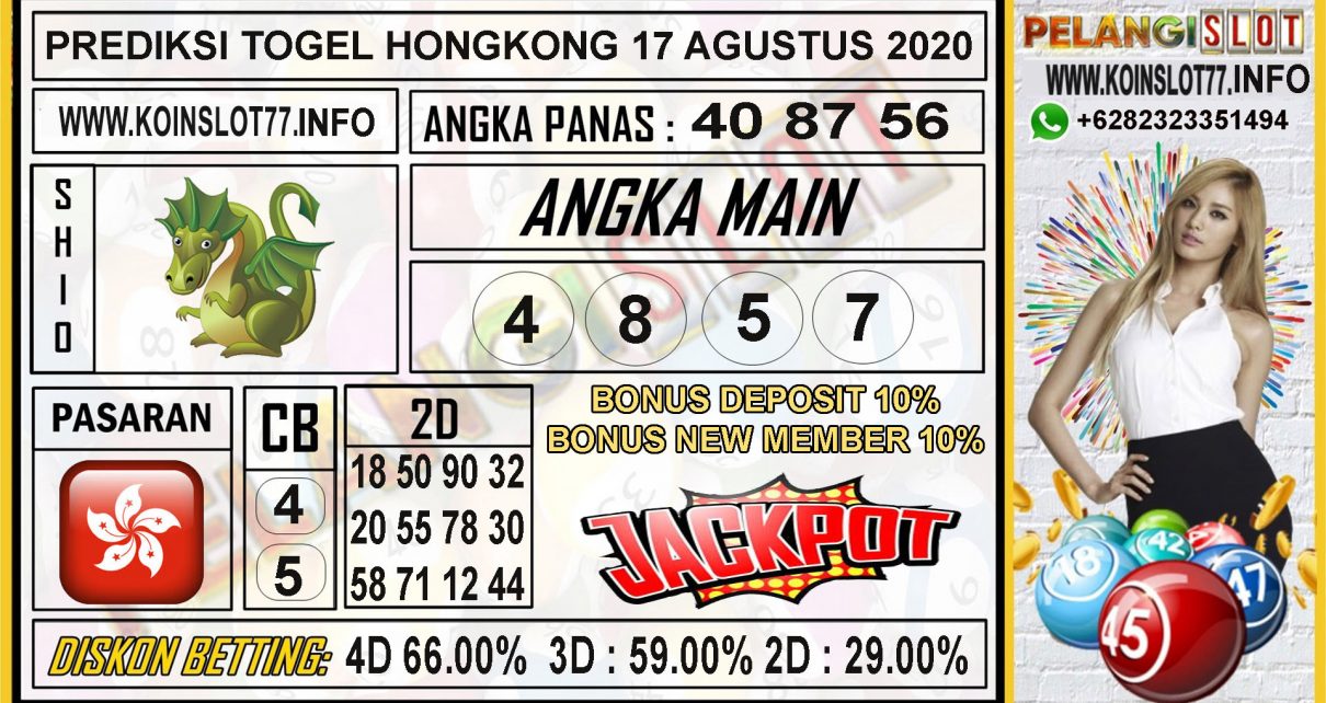 PREDIKSI TOGEL HONGKONG 17 AGUSTUS 2020