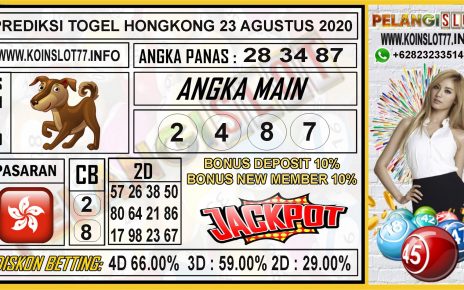 PREDIKSI TOGEL HONGKONG 23 AGUSTUS 2020