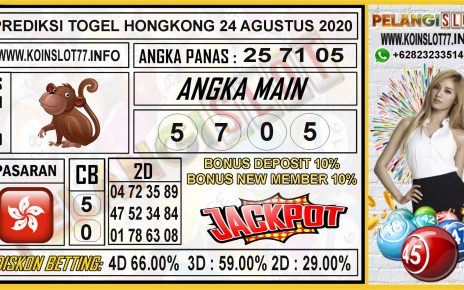 PREDIKSI TOGEL HONGKONG 24 AGUSTUS 2020