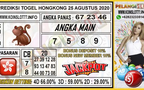 PREDIKSI TOGEL HONGKONG 25 AGUSTUS 2020