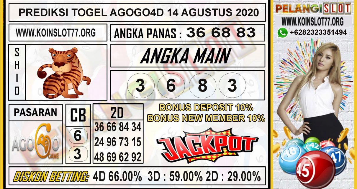 PREDIKSI TOGEL AGOGO4D 14 AGUSTUS 2020