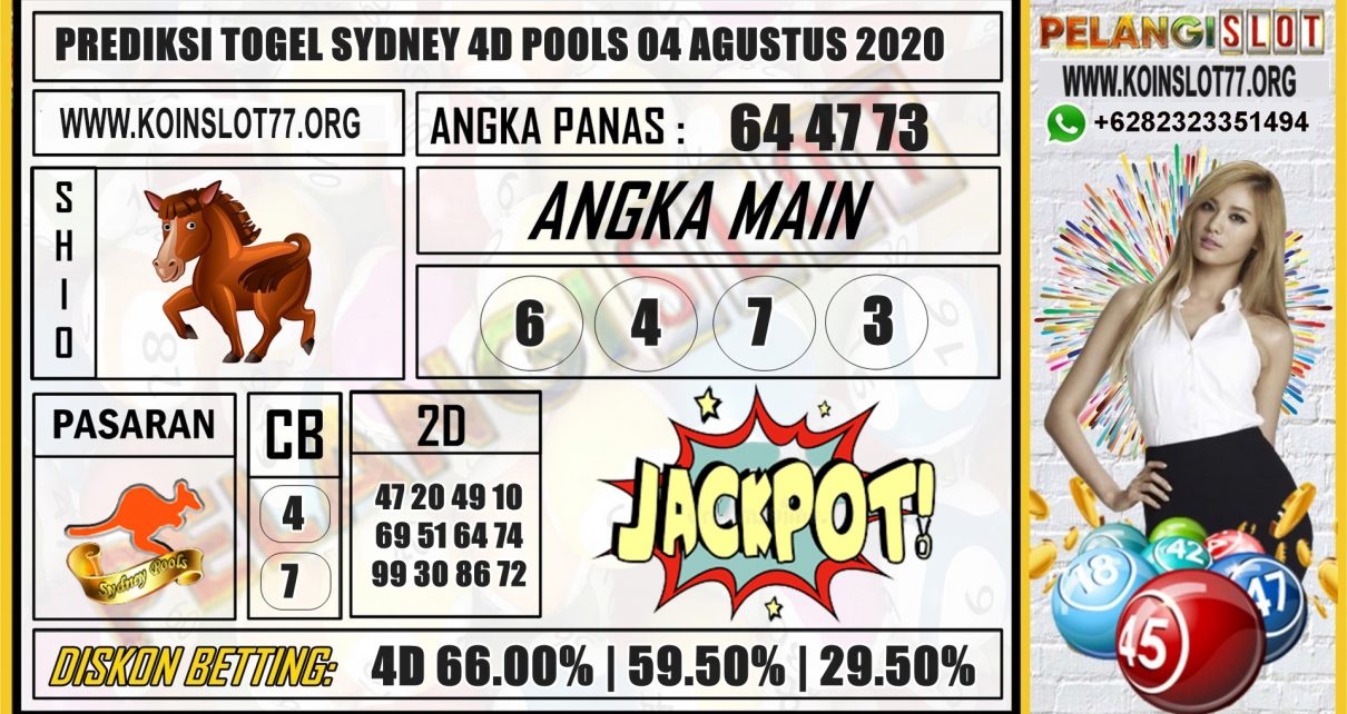 PREDIKSI TOGEL SYDNEY POOLS 04 AGUSTUS 2020