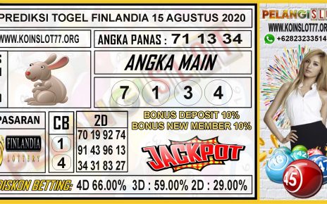 PREDIKSI TOGEL FINLANDIA 15 AGUSTUS 2020