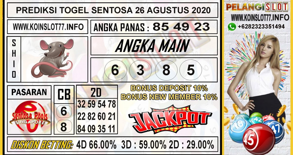 PREDIKSI TOGEL SENTOSA 26 AGUSTUS 2020