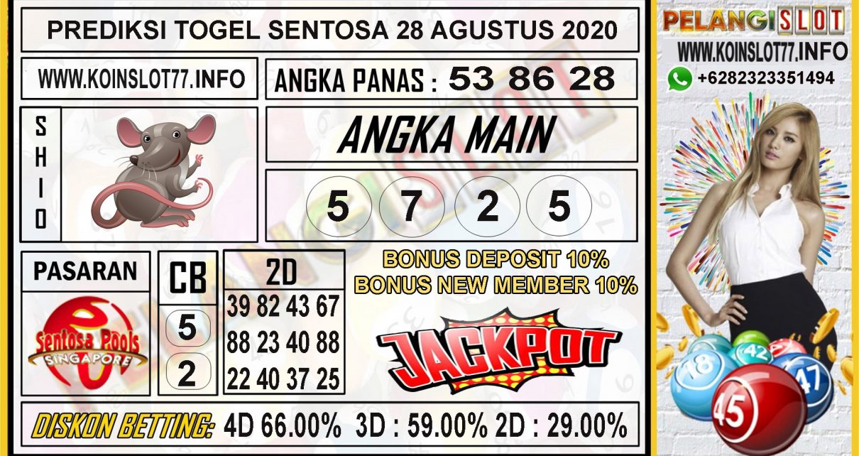 PREDIKSI TOGEL SENTOSA 28 AGUSTUS 2020