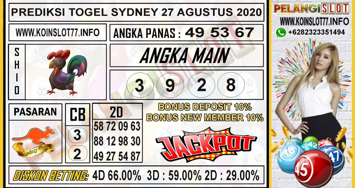 PREDIKSI TOGEL SYDNEY 27 AGUSTUS 2020