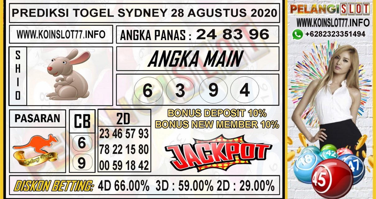 PREDIKSI TOGEL SYDNEY 28 AGUSTUS 2020