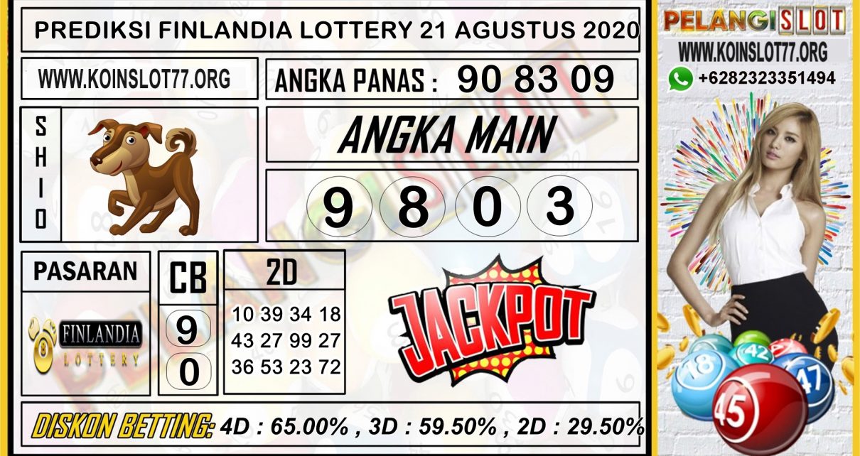 PREDIKSI FINLANDIA LOTTERY 21 AGUSTUS 2020