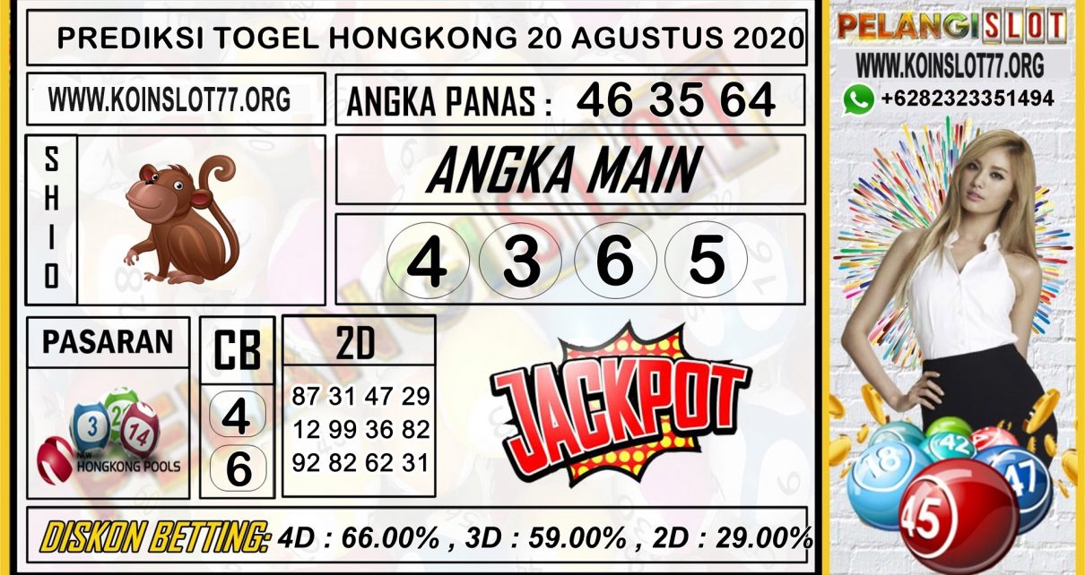 PREDIKSI TOGEL HONGKONG 20 AGUSTUS 2020