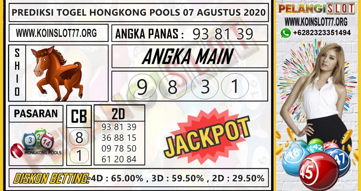 PREDIKSI TOGEL HONGKONG POOLS 07 AGUSTUS 2020