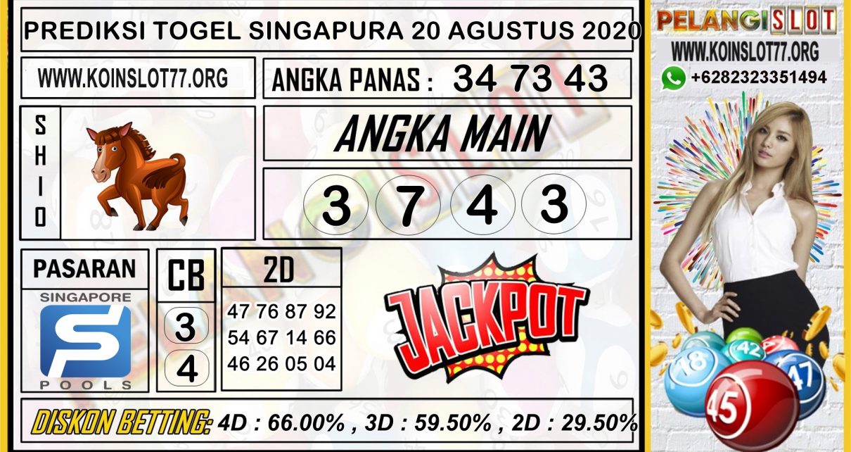 PREDIKSI TOGEL SINGAPURA 20 AGUSTUS 2020