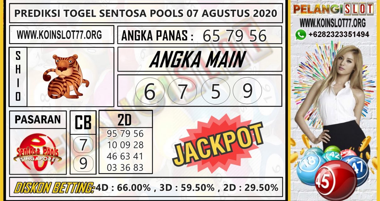 PREDIKSI TOGEL SENTOSA POOLS 07 AGUSTUS 2020