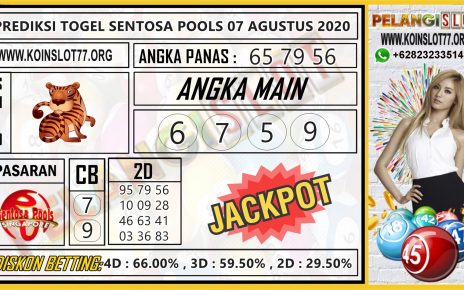 PREDIKSI TOGEL SENTOSA POOLS 07 AGUSTUS 2020